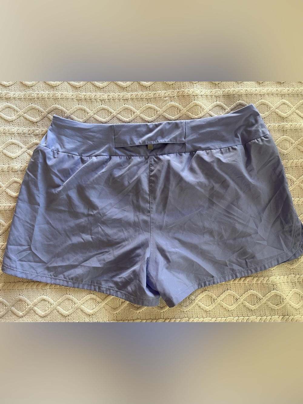 Nike Dri-Fit Lilac Drawstring Waist Athletic Shorts Lined Women’s Size XL - Picture 2 of 11